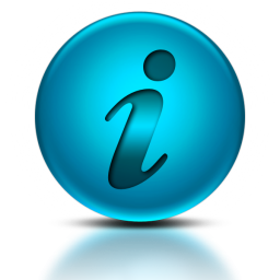 Blue info icon